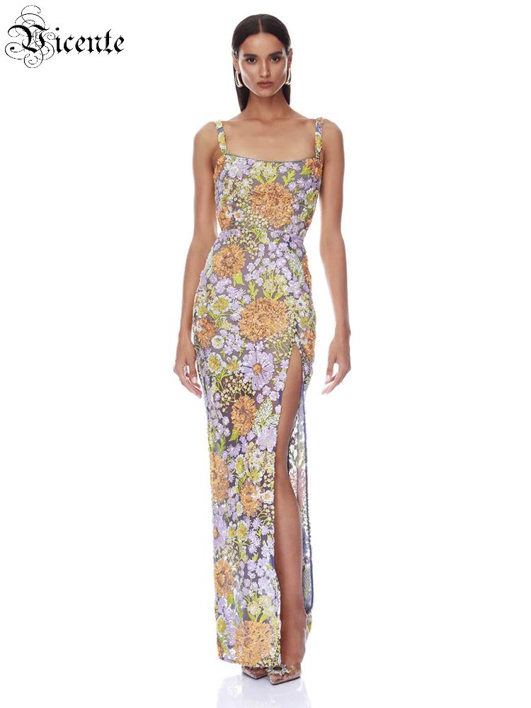 Men'S Formal Wear For Wedding Guest - VC 2026 Luxury Summer Floral Sequin