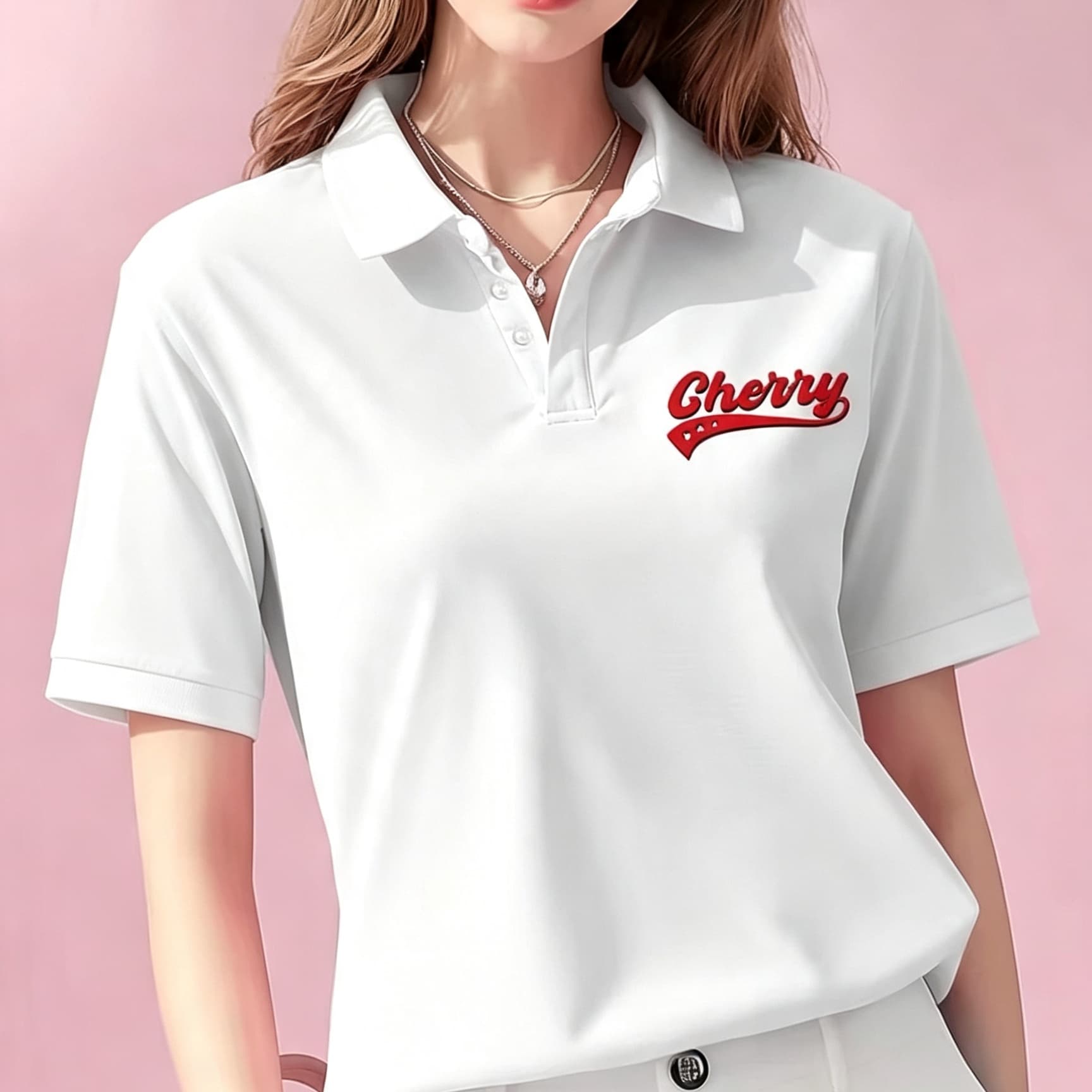 Casual White Unisex Polo Blous - đánh giá và giá Men'S Polo Formal Wear