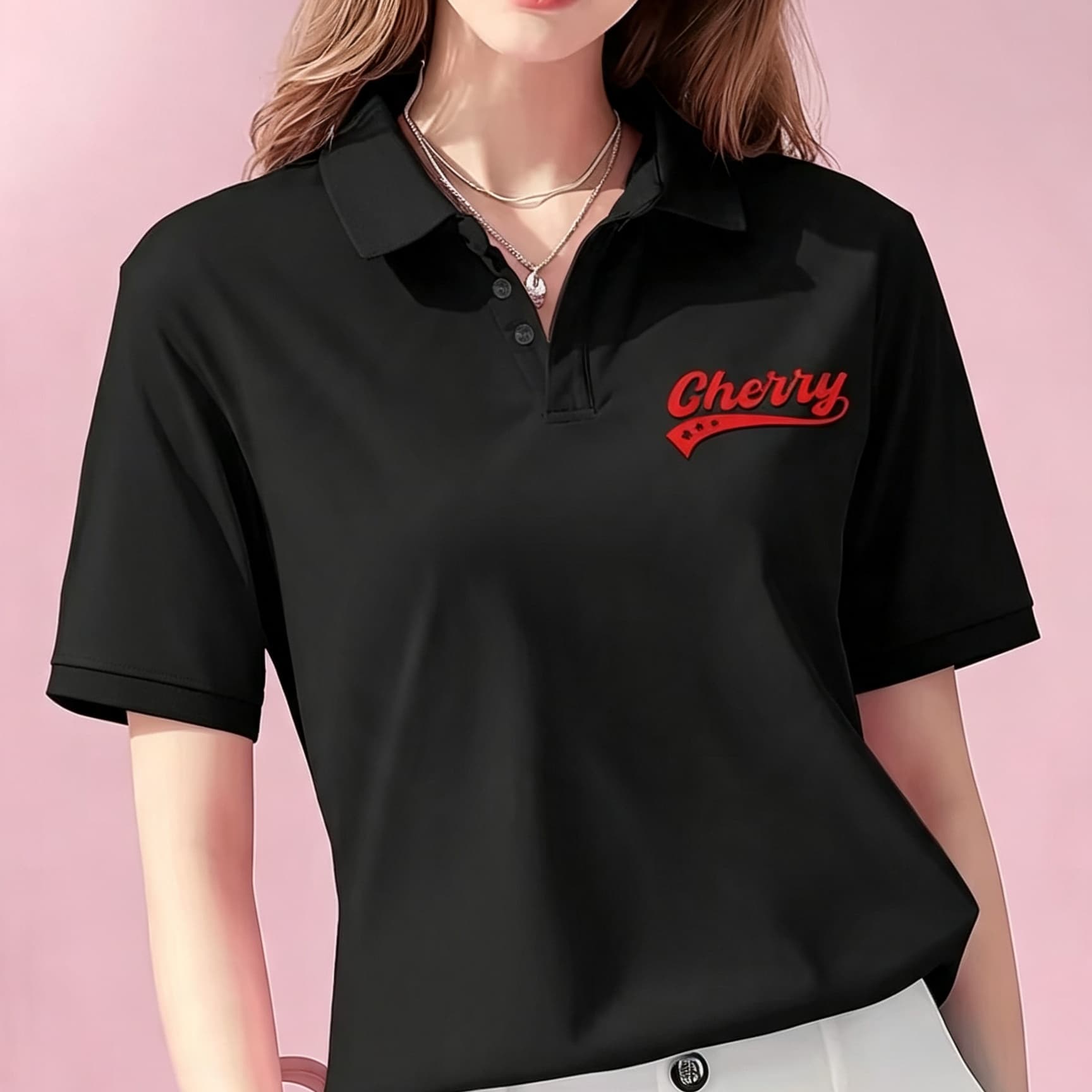 Casual White Unisex Polo Blous - đánh giá và giá Men'S Polo Formal Wear