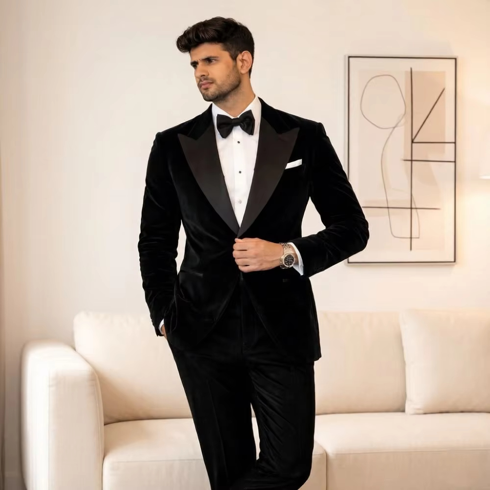 Velvet Suits for Men Slim Fit  - đánh giá và giá Men Formal Wear Jacket