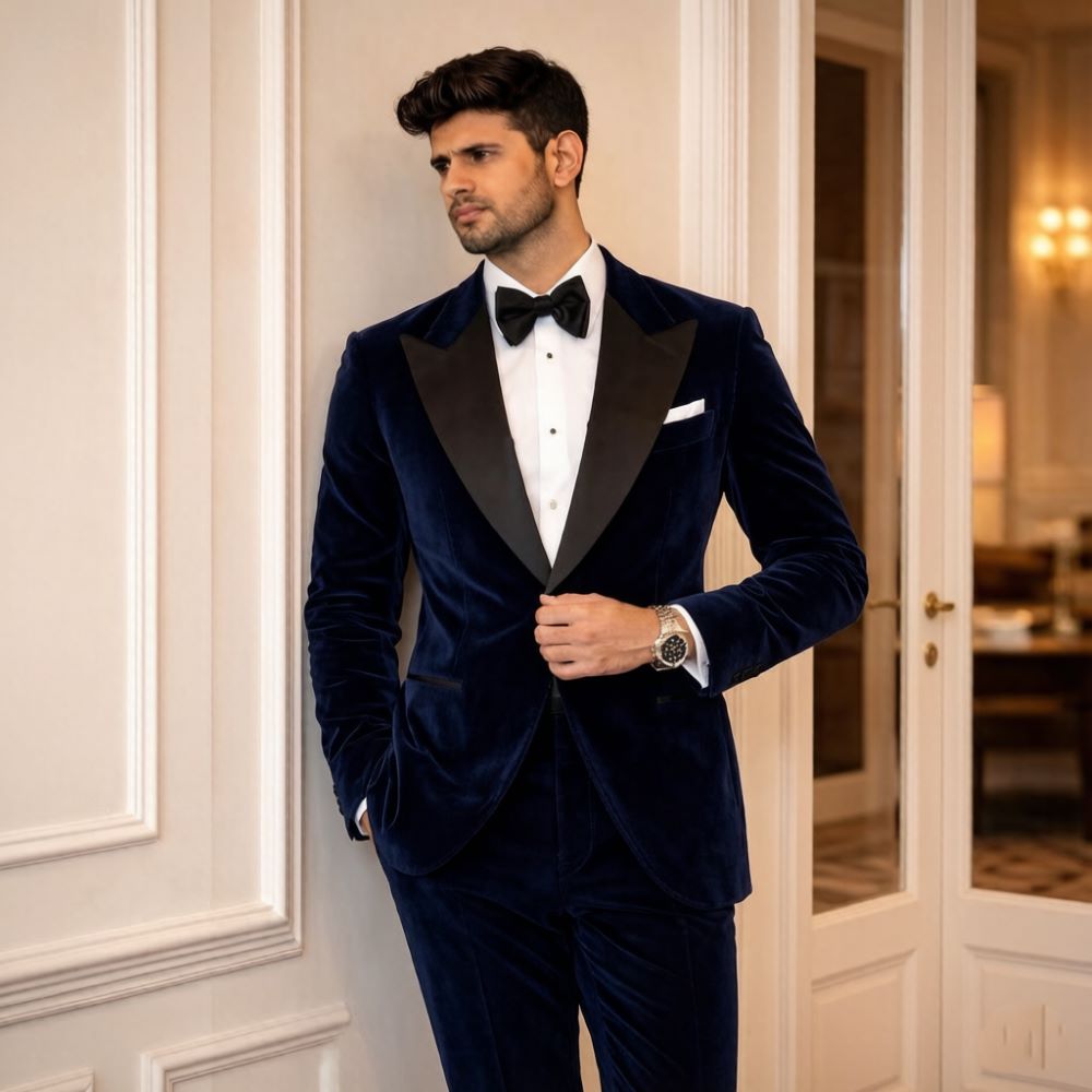 Velvet Suits for Men Slim Fit  - đánh giá và giá Men Formal Wear Jacket