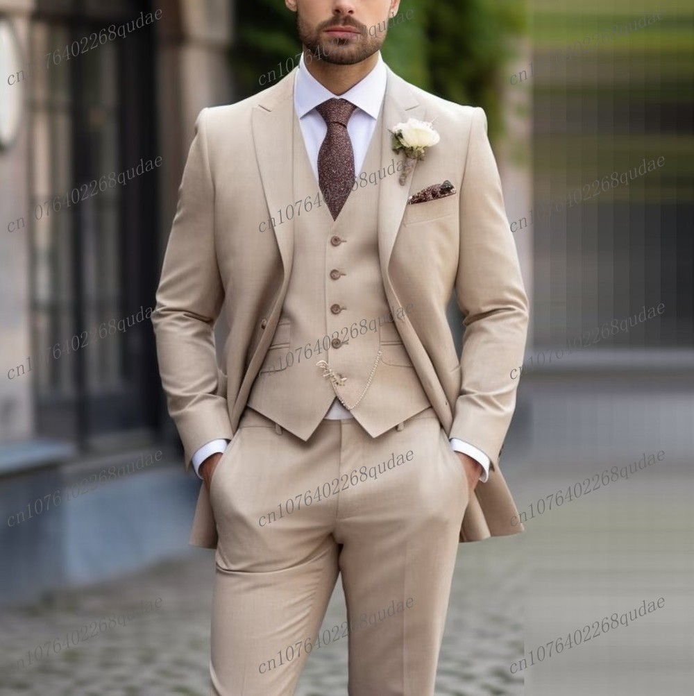 Brown Formal Occasion Men Suit - đánh giá và giá Formal Wear Jersey For Men