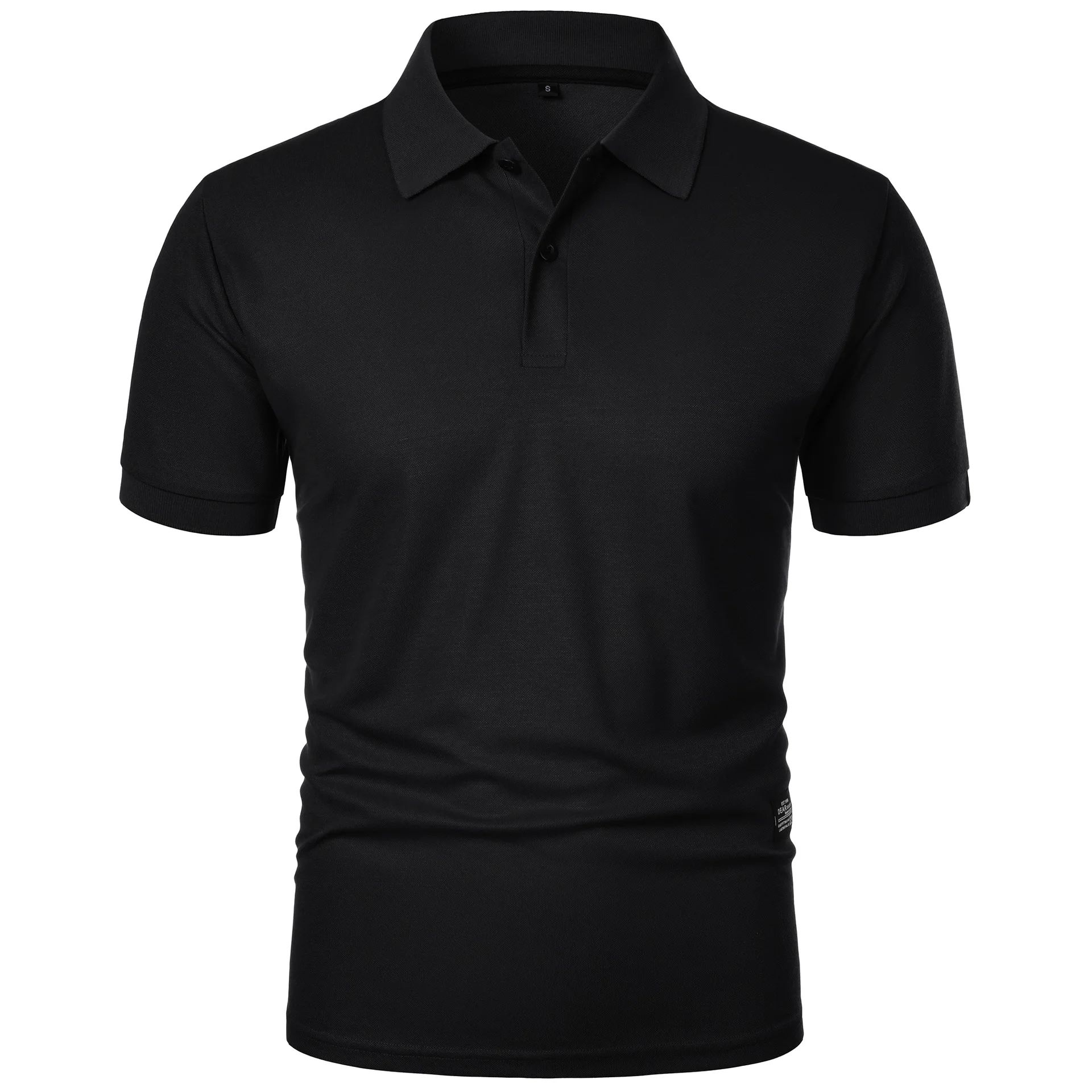 Men's Casual Polo Shirt Black  - đánh giá và giá Men'S Polo Formal Wear