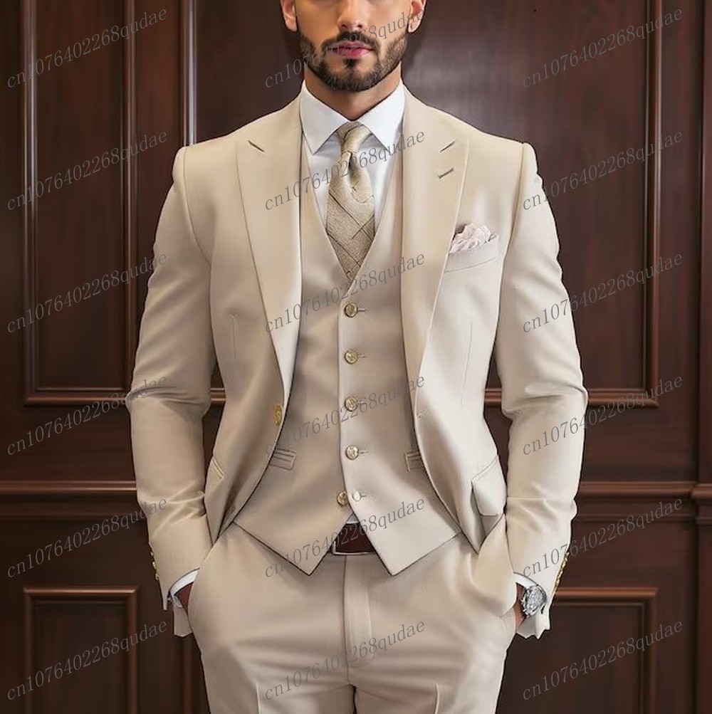 New White Formal Men Suit Wedd - đánh giá và giá Formal Wear Jersey For Men