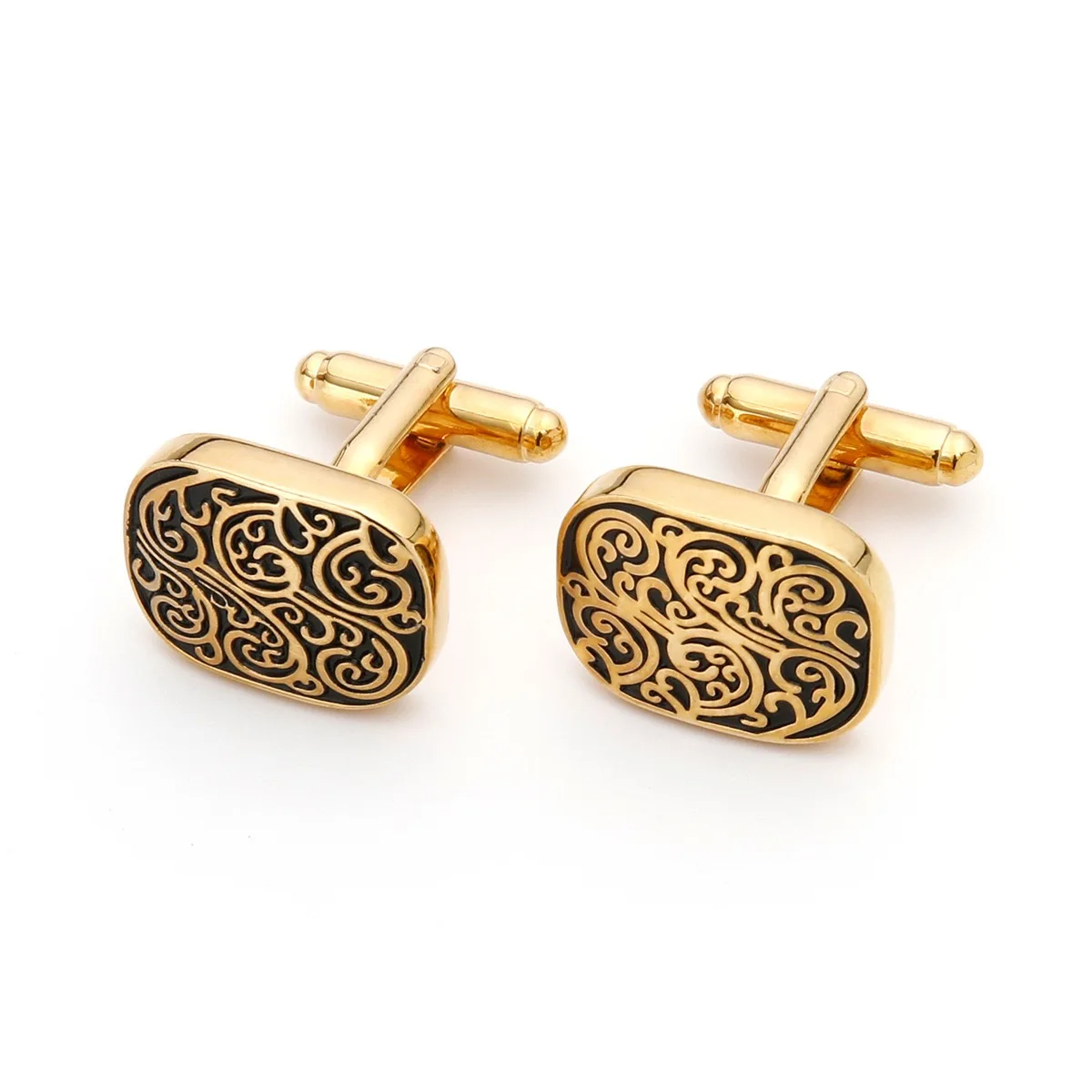 High Quality Gold Cufflinks Vi - đánh giá và giá Dress Shirt French Cuff