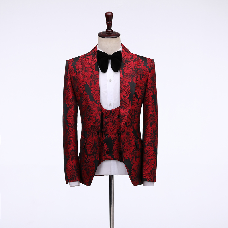 2026 Floral Men's Suits Groom  - đánh giá và giá Men Formal Wear Jacket