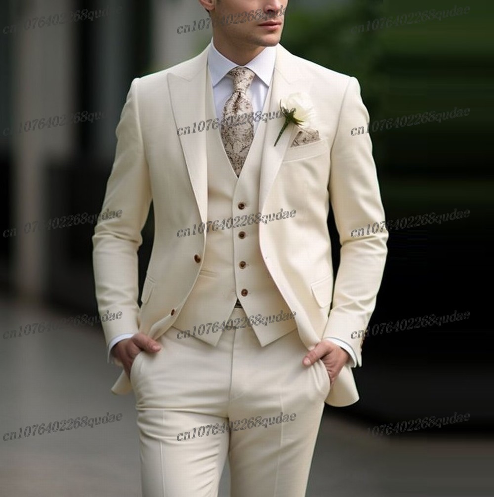 New Formal Ivory Men Suit Wedd - đánh giá và giá Formal Wear Jersey For Men