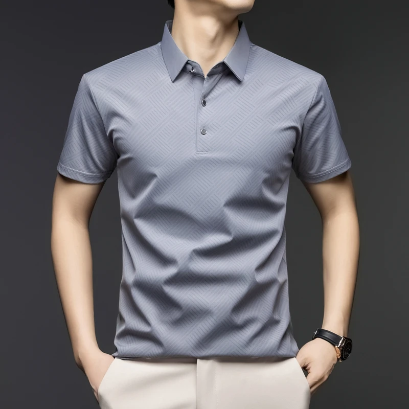 Mens Elegant Pattern Polo Shir - đánh giá và giá Men'S Polo Formal Wear